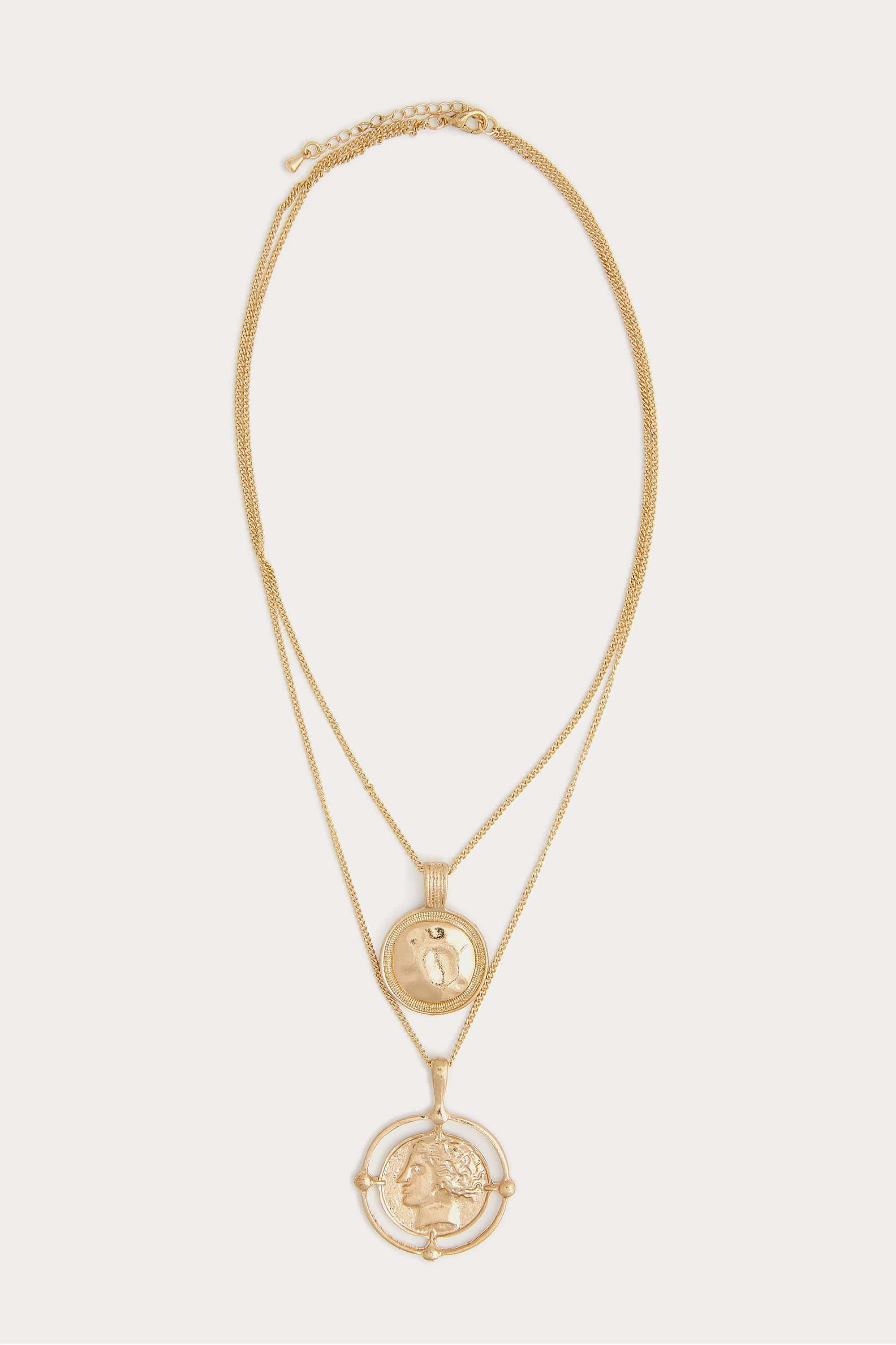 POINT BREAK NECKLACE - GOLD NECKLACE PETIT MOMENTS GOLD One Size 